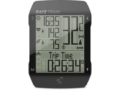 CUBE Cycle Computer Race Train Black