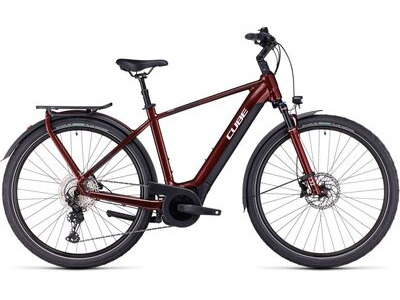 CUBE Touring Hybrid Exc 625 Red/white