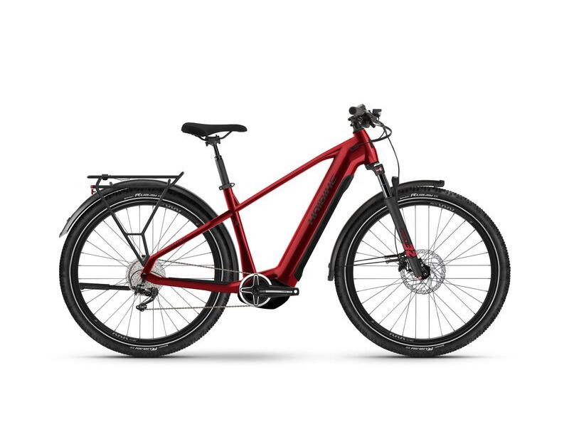 HAIBIKE Trekking 5 High - Dynamite Red + Blk click to zoom image