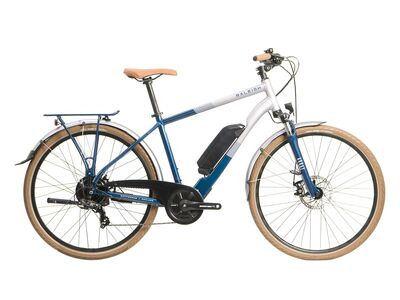 RALEIGH Array Crossbar Electric Hybrid Bike Silver/Blue