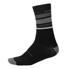ENDURA BaaBaa Merino Stripe Sock MattBlack 