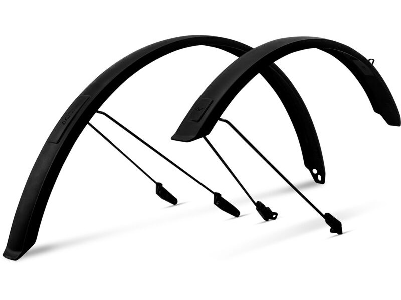 CUBE ACCESSORIES Mudguard Set 56 28 Inch Bb Mount 2.0 Black click to zoom image