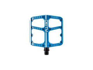 DIETY Flat Trak Pedals: Blue 
