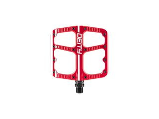 DIETY Flat Trak Pedals: Red 