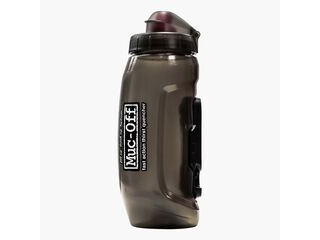 MUC-OFF x Fidlock Twist Bottle 590ml + bike base Smoked click to zoom image